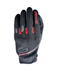GUANTES FIVE RS3 EVO AIRFLOW NEGRO/ROJO