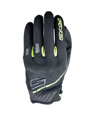 GUANTES FIVE RS3 EVO AIRFLOW NEGRO/AMARILLO FLUOR