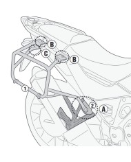 KIT DE FIJACION MALETAS LATERALES GIVI PLO1178MK HONDA CRF 1100L AFRICA 2022