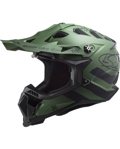 CASCO LS2 MX700 SUBVERTER EVO CARGO MATT MILITARY/GREEN