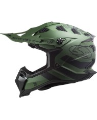 CASCO LS2 MX700 SUBVERTER EVO CARGO MATT MILITARY/GREEN