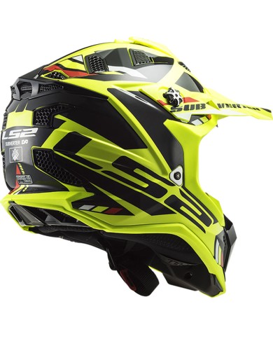 CASCO LS2 MX700 SUBVERTER EVO STOMP ORANGE/BLACK