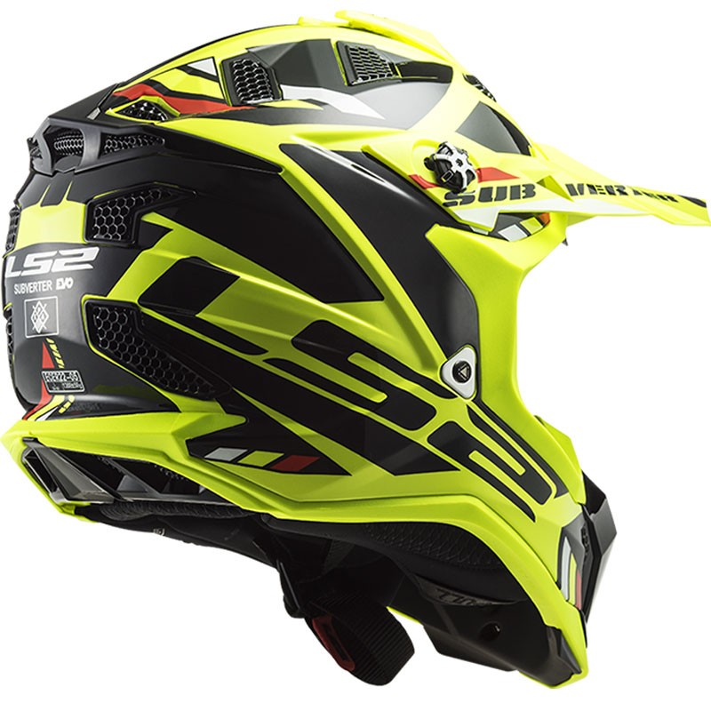 CASCO LS2 MX700 SUBVERTER EVO STOMP ORANGE/BLACK