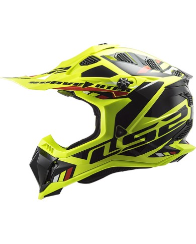 CASCO LS2 MX700 SUBVERTER EVO STOMP ORANGE/BLACK