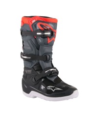 BOTAS ALPINESTARS TECH 7S JUNIOR BLACK/DARK GREY/RED FLUO