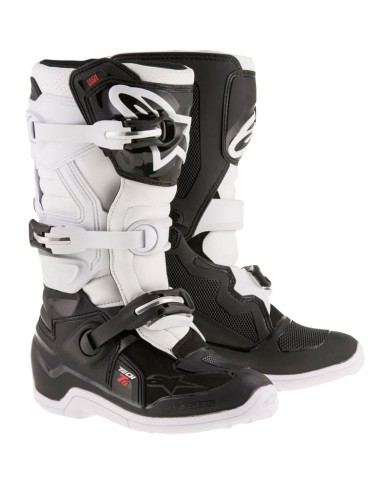 BOTAS ALPINESTARS TECH 7S JUNIOR BLACK/WHITE