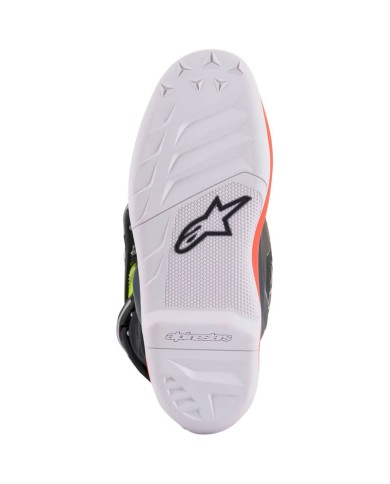 BOTAS ALPINESTARS TECH 7S JUNIOR DARK GRAY/RED FLUO/YELLOW FLUO