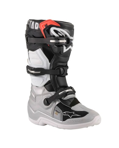 BOTAS ALPINESTARS TECH 7S JUNIOR BLACK/SILVER/GOLD