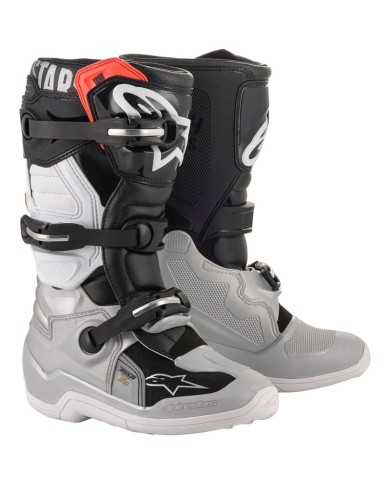 BOTAS ALPINESTARS TECH 7S JUNIOR BLACK/SILVER/GOLD