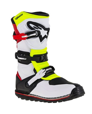 BOTAS ALPINESTARS TECH T WHITE/RED/YELLOW FLUO