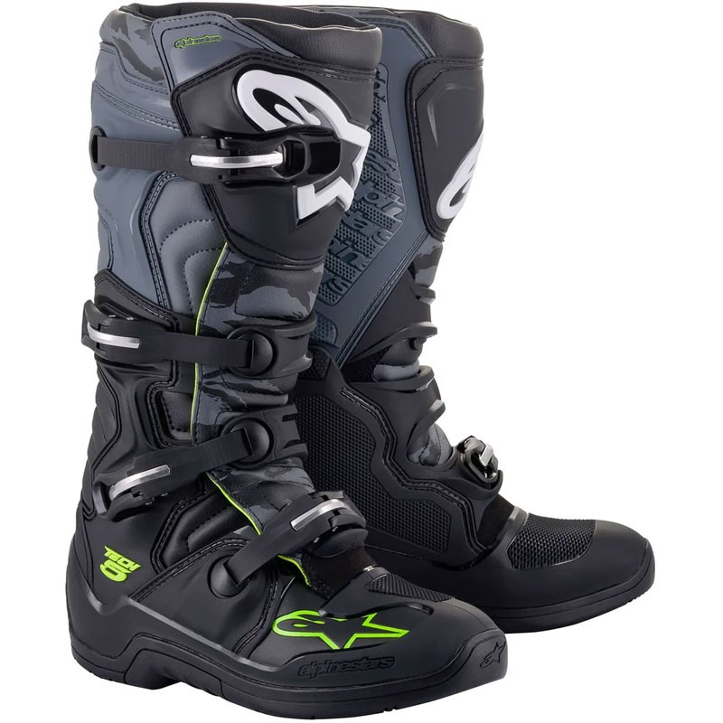 BOTAS ALPINESTARS TECH 5 BLACK/GRAY/YELLOW FLUO