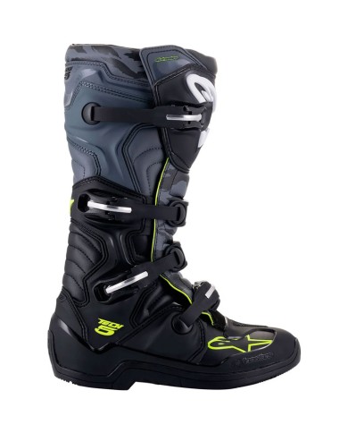 BOTAS ALPINESTARS TECH 5 BLACK/GRAY/YELLOW FLUO