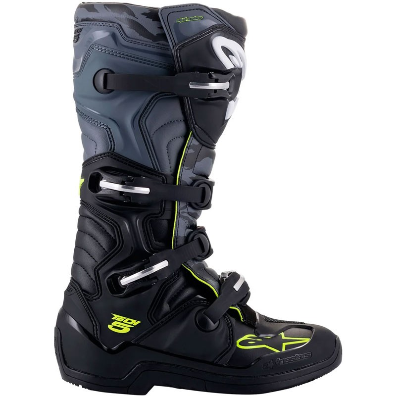 BOTAS ALPINESTARS TECH 5 BLACK/GRAY/YELLOW FLUO