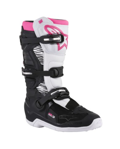 BOTAS ALPINESTARS STELLA TECH 3 LADY BLACK/WHITE/PINK