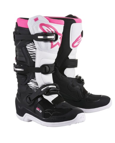 BOTAS ALPINESTARS STELLA TECH 3 LADY BLACK/WHITE/PINK