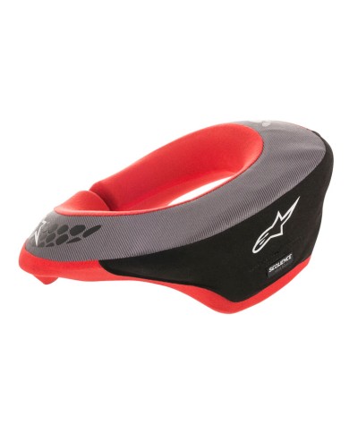 PROTECTOR DE CUELLO ALPINESTARS SEQUENCE JUNIOR BLACK/RED