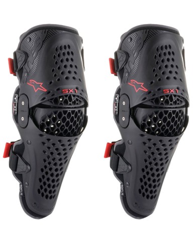 RODILLERAS ALPINESTARS SX-1 V2 BLACK/RED