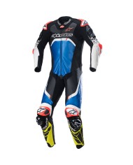 MONO ALPINESTARS GP TECH V4 PROFESIONAL BLACK/BLUE/YELLOW FLUO
