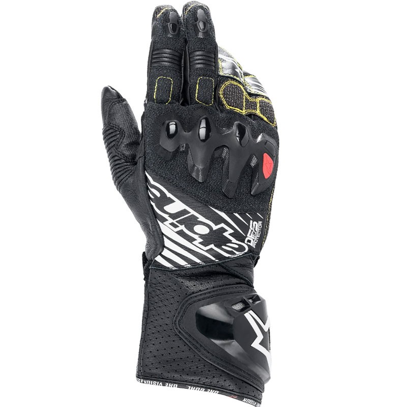 GUANTES ALPINESTARS GP TECH V2 BLACK/WHITE