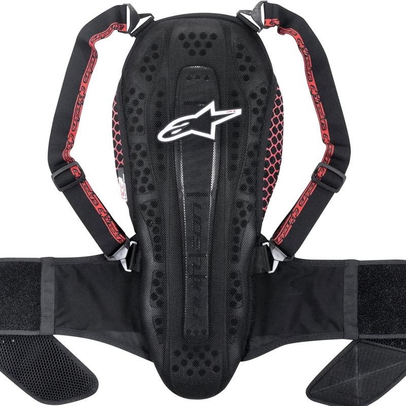 ESPALDERA ALPINESTARS NUCLEON KR-2 BLACK SMOKE/RED