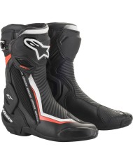 BOTAS ALPINESTARS SMX PLUS V2 NEGRO/BLANCO/ROJO FLUOR