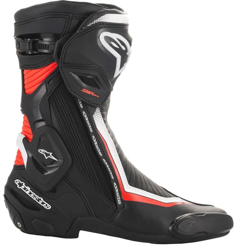 BOTAS ALPINESTARS SMX PLUS V2 NEGRO/BLANCO/ROJO FLUOR