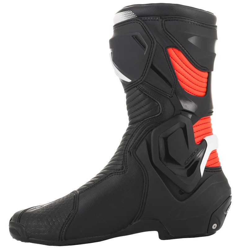 BOTAS ALPINESTARS SMX PLUS V2 NEGRO/BLANCO/ROJO FLUOR