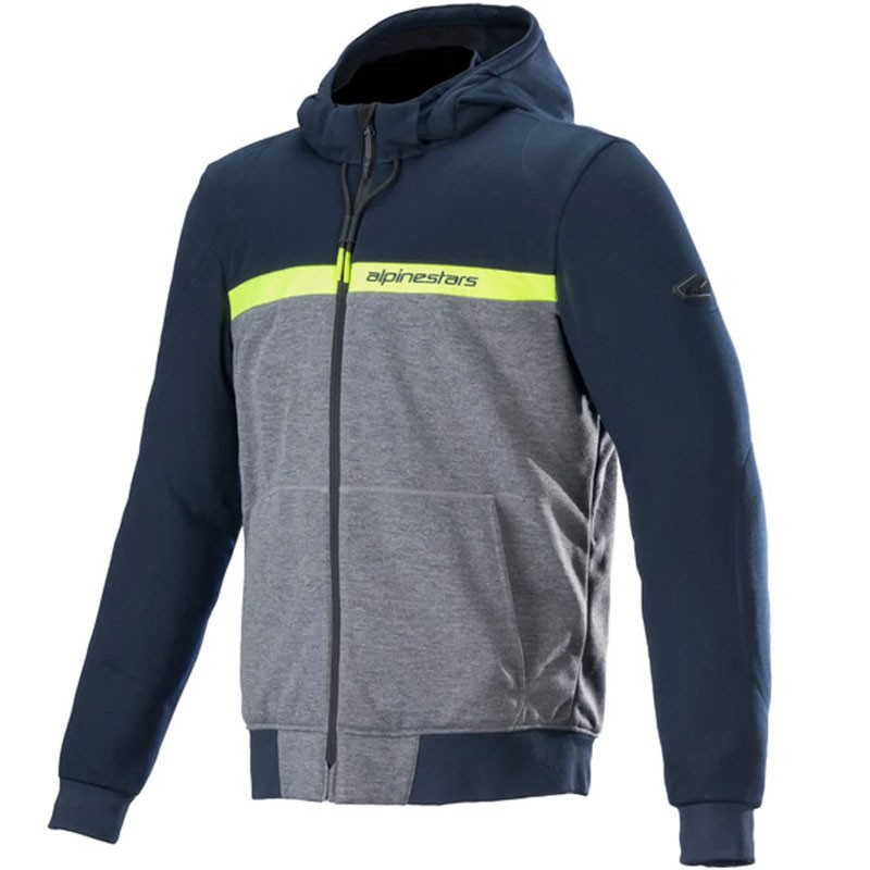SUDADERA ALPINESTARS CHROME STREET HOODIE DARK NAVY/DARK GRAY/MELANGE
