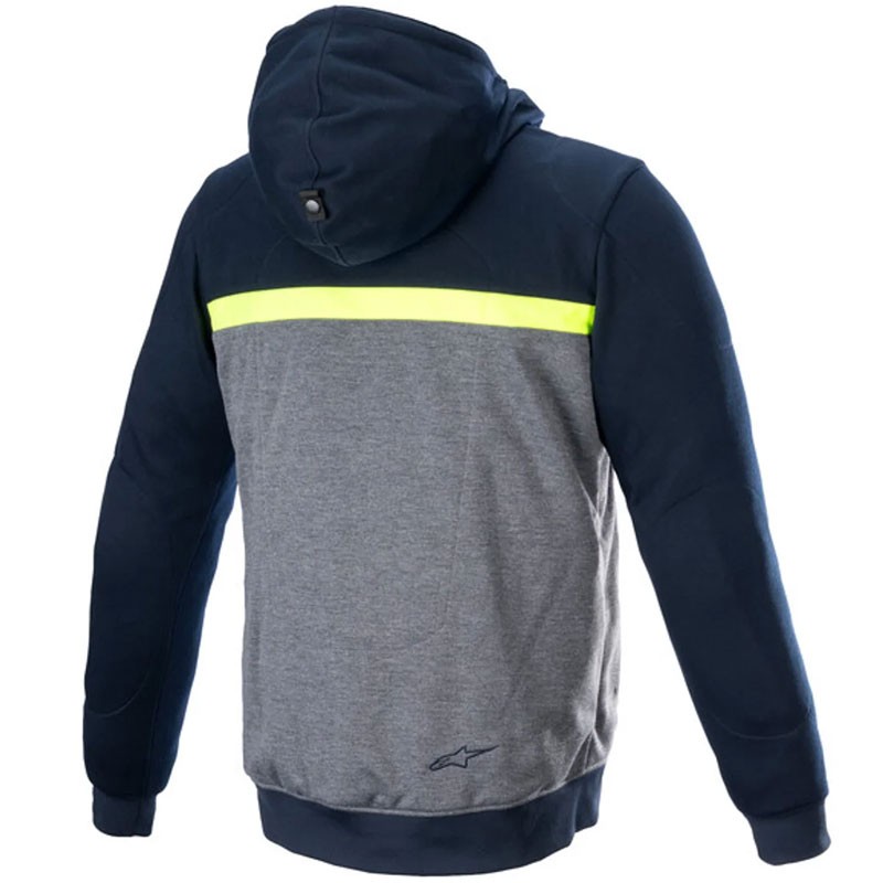 SUDADERA ALPINESTARS CHROME STREET HOODIE DARK NAVY/DARK GRAY/MELANGE
