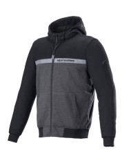 SUDADERA ALPINESTARS CHROME STREET HOODIE BLACK /MELANGE