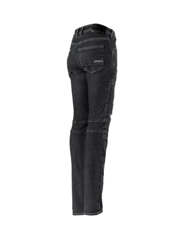 PANTALONES ALPINESTARS STELLA CALLIE DENIM LADY BLACK WAXED