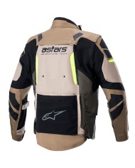CHAQUETA ALPINESTARS HALO DRYSTAR KHAKI/SAND/YELLOW FLUO 