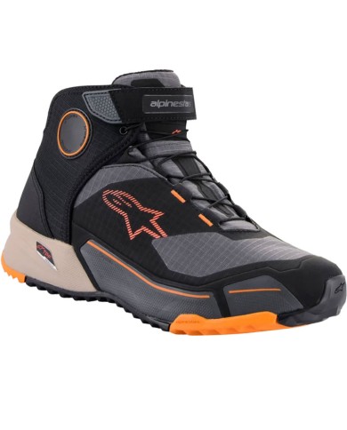 ZAPATILLAS ALPINESTARS CR-X DRYSTAR BLACK/BROWN/ORANGE