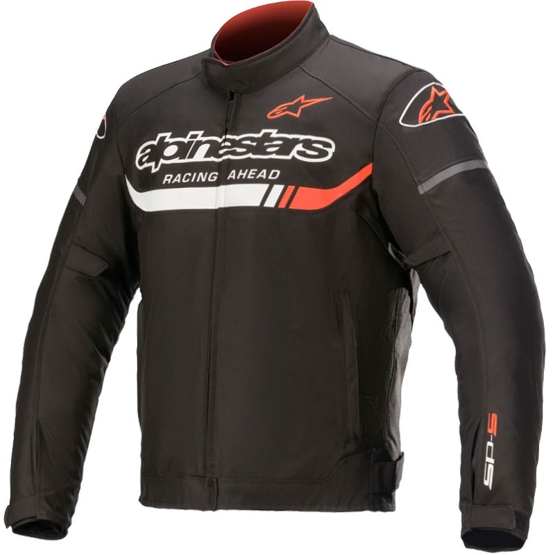 CHAQUETA ALPINESTARS T-SP S IGNITION WATERPROOF BLACK/WHITE/RED FLUO
