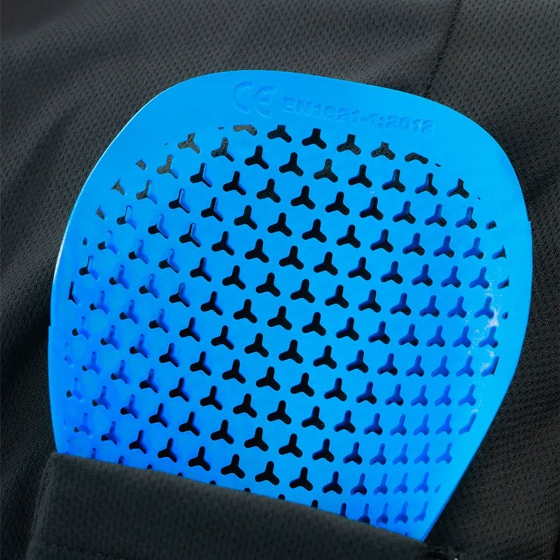 CHAQUETA REVIT MEDIAN LADY NEGRO/TURQUESA