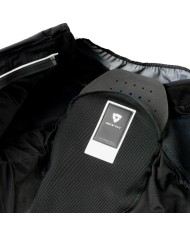 CHAQUETA REVIT MEDIAN LADY NEGRO/TURQUESA