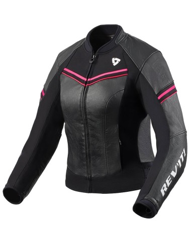 CHAQUETA REVIT MEDIAN LADY NEGRO/FUCSIA