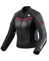 CHAQUETA REVIT MEDIAN LADY NEGRO/FUCSIA