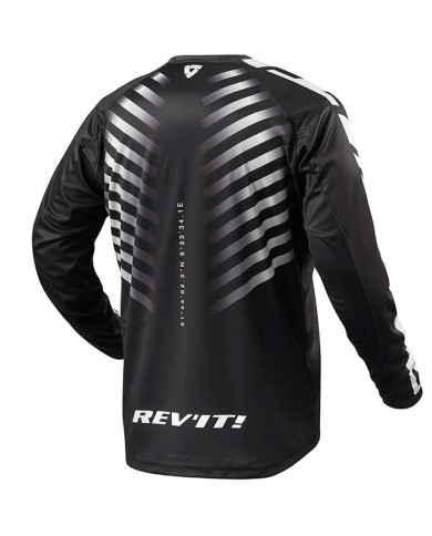 CAMISETA REVIT ROUGH BLACK/WHITE