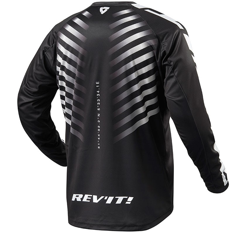 CAMISETA REVIT ROUGH BLACK/WHITE