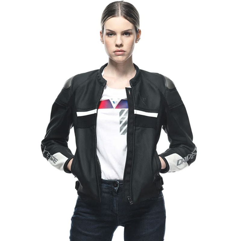 CHAQUETA DAINESE RAPIDA LADY BLACK-MATT