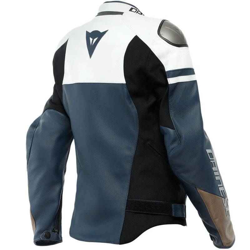 CHAQUETA DAINESE RAPIDA LADY BLACK-IRIS/WHITE 
