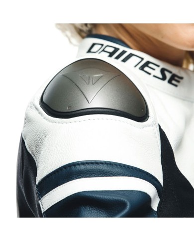 CHAQUETA DAINESE RAPIDA LADY BLACK-IRIS/WHITE 