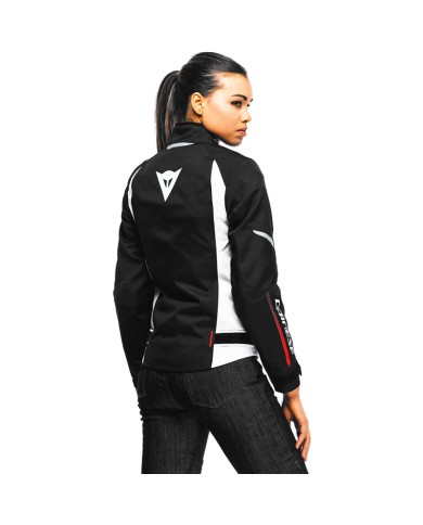 CHAQUETA DAINESE VELOCE D-DRY LADY NEGRO/BLANCO