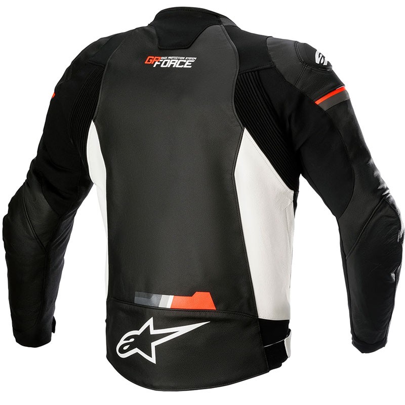 CHAQUETA ALPINESTARS GP FORCE BLACK/WHITE/RED FLUO