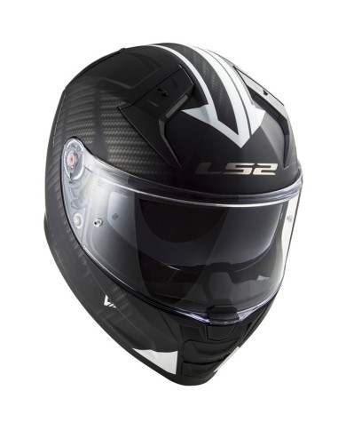 CASCO LS2 VECTOR II SPLITTER NEGRO/BLANCO