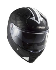 CASCO LS2 VECTOR II SPLITTER NEGRO/BLANCO
