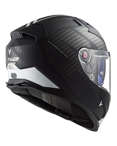 CASCO LS2 VECTOR II SPLITTER NEGRO/BLANCO