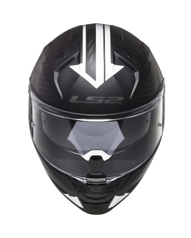 CASCO LS2 VECTOR II SPLITTER NEGRO/BLANCO