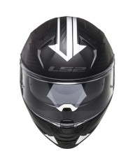 CASCO LS2 VECTOR II SPLITTER NEGRO/BLANCO